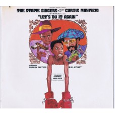 STAPLE SINGERS Let's Do It Again (Original Soundtrack) (Curtom CU 5005) USA 1975 LP